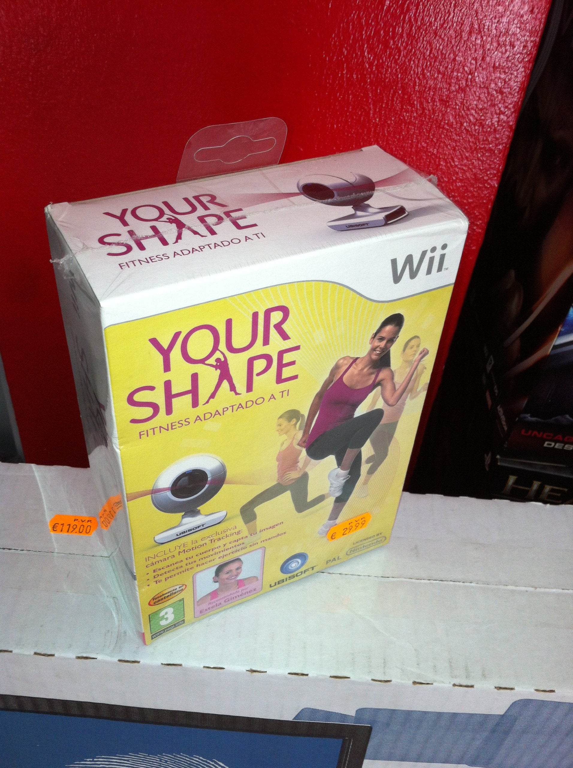 Your Shape + Camara Motion Tracking WII - PAL ESP - Nuevo Your Shape + Camara Motion Tracking WII - PAL ESP - Nuevo